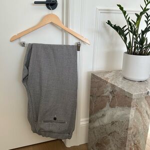 Men's Reiss Gray Checkered Pants